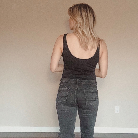 Lace-front Bodysuit Tank - Picture 4 of 7